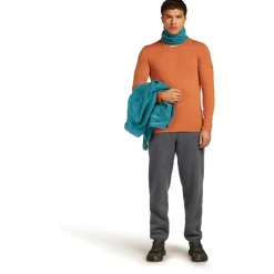 Clearance Icebreaker - Merino Blend 800 Realfleece Classic Pile Pants - Trekkinghose Obsidian