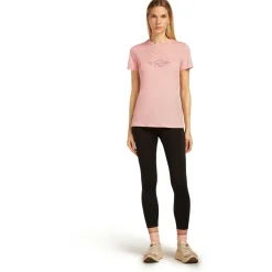 Best Icebreaker - Women's Merino 150 Tech Lite S/S Sunrise Summit - Merinoshirt