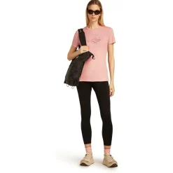 Best Icebreaker - Women's Merino 150 Tech Lite S/S Sunrise Summit - Merinoshirt