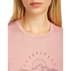 Best Icebreaker - Women's Merino 150 Tech Lite S/S Sunrise Summit - Merinoshirt