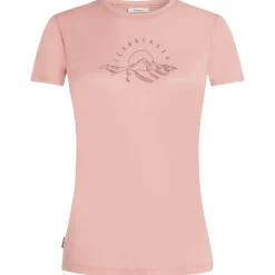 Best Icebreaker - Women's Merino 150 Tech Lite S/S Sunrise Summit - Merinoshirt