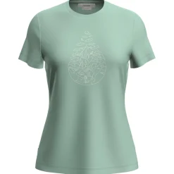 Hot - Women's Merino 150 Tech Lite III S/S Hike Path - Merinoshirt Alltagsbekleidung|Wanderbekleidung