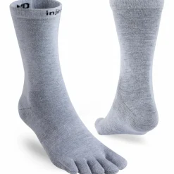 Best Injinji - Liner Crew - Multifunktionssocken Heather Grey