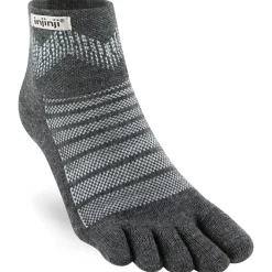 Hot Injinji - Outdoor Midweight Mini-Crew Wool - Wandersocken Slate