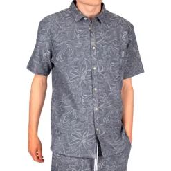 Iriedaily - Santo S/S Shirt - Hemd Steel Grey