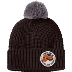 - Kid's Pompom Badge Beanie - Mütze Kopfbedeckungen|Alltagsbekleidung