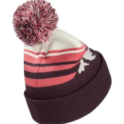 Hot - Kid's Stripy Pompom Beanie - Mütze Kopfbedeckungen|Alltagsbekleidung