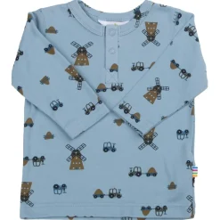 Clearance Joha - Kid's 16235 Blouse - Longsleeve Blue Wind Mill