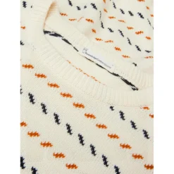 Best - Jacquard Crew Neck Knit - Wollpullover Pullover & Hoodies|Alltagsbekleidung