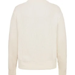 Hot KnowledgeCotton Apparel - Women's Cotton Cable Crew Neck - Wollpullover