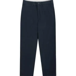 KnowledgeCotton Apparel - Chuck Regular Flannel Chino Pants - Freizeithose Night Sky New