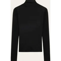 Best KnowledgeCotton Apparel - Women's Wool L/S Roll Neck - Wollpullover