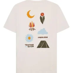 Best KnowledgeCotton Apparel - Regenerative Organic Cotton Back Print T-Shirt - T-Shirt