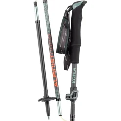 Clearance Kohla - Alpinist Nano Faltstock - Skitourenstöcke Orange