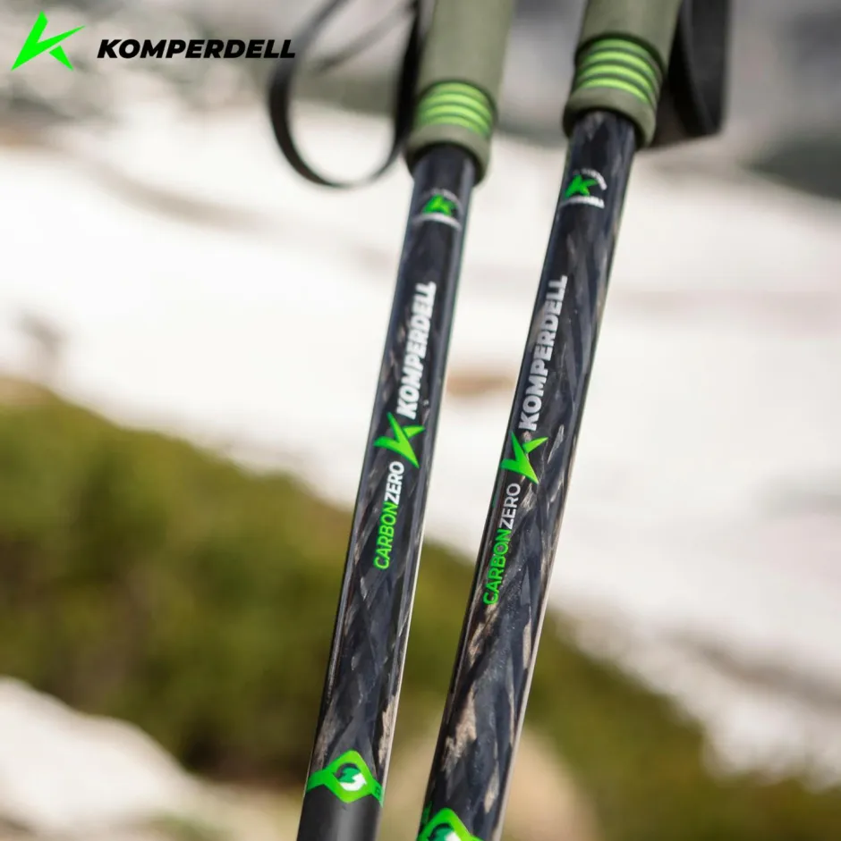 Komperdell - Carbon Evo Zero - Trekkingstöcke Green Outlet