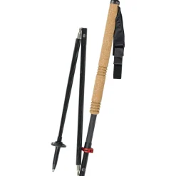 Clearance Komperdell - Travel & Wading Staff FXP Vario - Trekkingstock Black