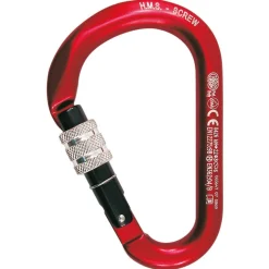 Kong - HMS Classic Screw Sleeve - HMS-Karabiner Red / Black / Silver Hot