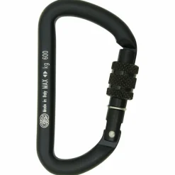 Kong - Mini D Screw Sleeve - Materialkarabiner Black Discount