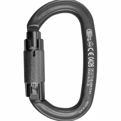 Clearance Kong - Ovalone Trilock - Schraubkarabiner Black / Black / Black