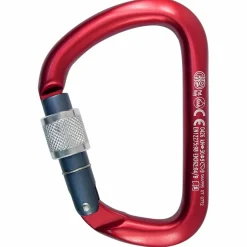 Sale Kong - X-Large Alu Screw - Schraubkarabiner Red / Grey / Silver