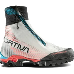 Clearance La Sportiva - Women's Aequilibrium Speed Woman GTX - Bergschuhe White / Hibiscus