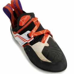 Best La Sportiva - Women's Solution - Kletterschuhe White / Lily Orange