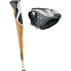 Hot Leki - Cross Trail TA - Trailrunning Stöcke White / Goldbrown / Black