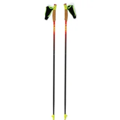 Leki - Vertical K - Trailrunning Stöcke Naturalcarbon / Bright Red / Neon Yellow Sale