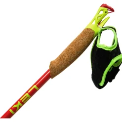 Leki - Vertical K - Trailrunning Stöcke Naturalcarbon / Bright Red / Neon Yellow Sale
