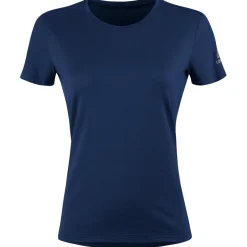Lu00f6ffler Löffler - Women's T-Shirt Merino Light - Merinoshirt Dark Blue