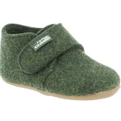 Clearance Living Kitzbühel - Kid's Franzi Filz Klettschuh - Hausschuhe Kinder Hüttenschuhe