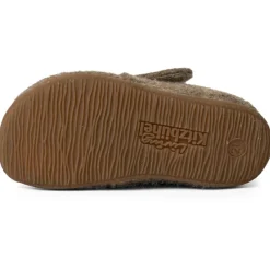 Clearance Living Kitzbühel - Kid's Franzi Filz Klettschuh - Hausschuhe Kinder Hüttenschuhe