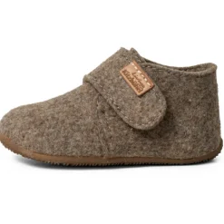 Clearance Living Kitzbühel - Kid's Franzi Filz Klettschuh - Hausschuhe Kinder Hüttenschuhe