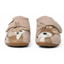Discount Living Kitzbu00fchel Living Kitzbühel - Kid's Rosi Rehkitz Klettschuh - Hausschuhe