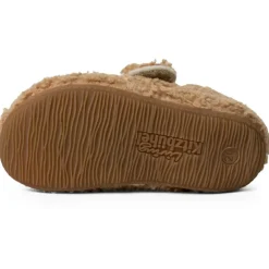 Living Kitzbu00fchel Living Kitzbühel - Kid's Smiley Plüsch-Klettschuh - Hausschuhe Camel
