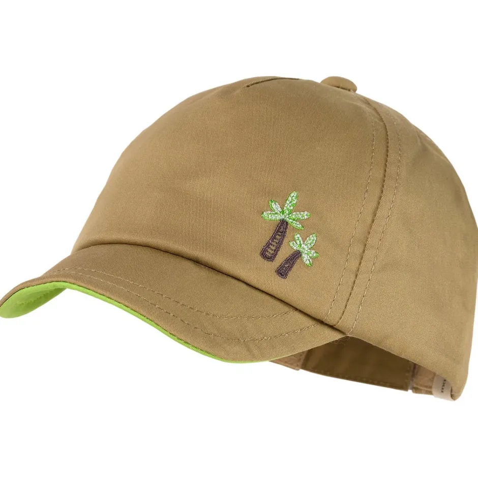 maximo - Baby Boy's Cap Palm Tree Stick Flexdach mit Klett - Cap Dune Hot