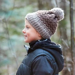 Outlet - Boy-Mütze mit Pompon und Vollfutter - Mütze Alltagsbekleidung