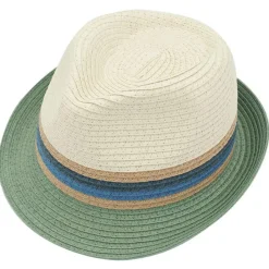 Outlet maximo - Boy's Trilby - Hut Green / Multicolor