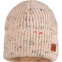 maximo - Girl-Beanie Effektgarn Jerseyfutter mit Umschlag - Mütze Sale