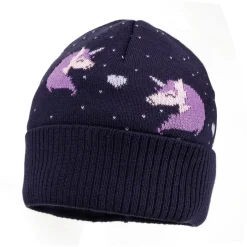 maximo - Girl-Mütze Einhorn mit Umschlag und Futter - Mütze Outlet