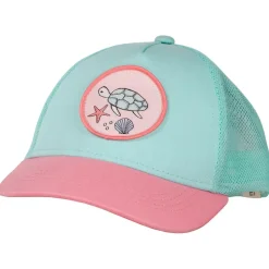 Hot maximo - Kid's Mini Girl Cap Turtle Snap-Back - Cap Light Turquoise / Pink Rose