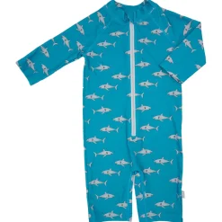 maximo - Kid's Mini Overall 3/4 Arm Badestoff Print - Lycra Hot