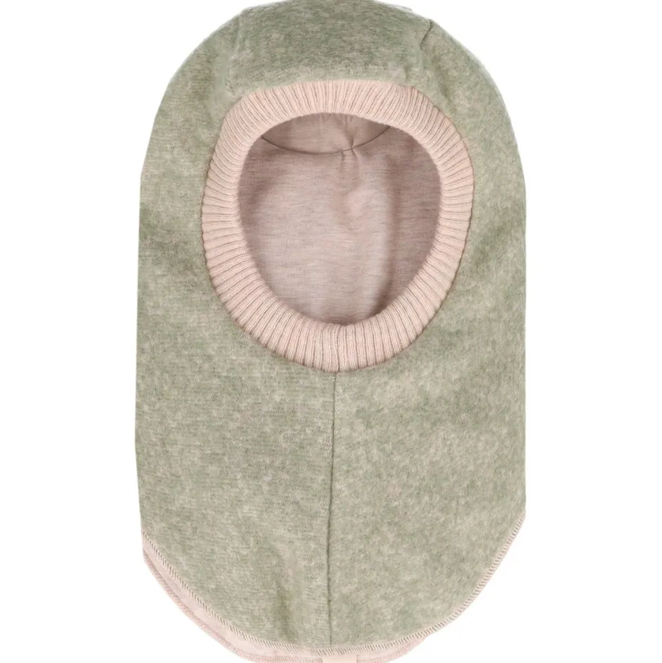 maximo - Kid's Mini-Schlupfmütze Dino - Sturmhaube Mineral / Light Brown Melange Outlet