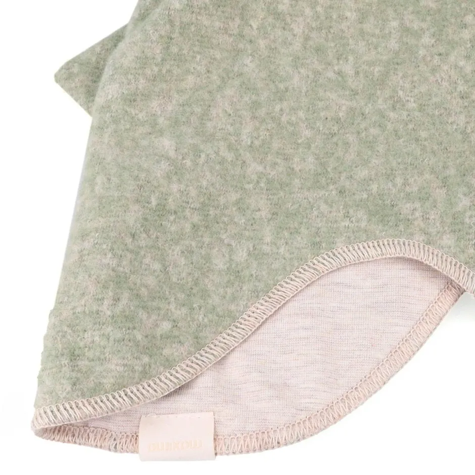 maximo - Kid's Mini-Schlupfmütze Dino - Sturmhaube Mineral / Light Brown Melange Outlet