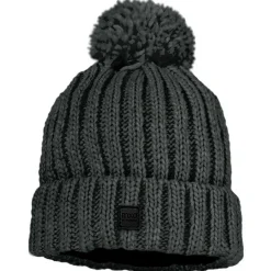 maximo - Kid's Mütze Rippe mit Pompon und Fleecefutter - Mütze Discount