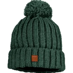 maximo - Kid's Mütze Rippe mit Pompon und Fleecefutter - Mütze Discount