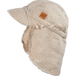 maximo - Kid's Schildmütze m. Nackenschutz - Cap Beige Melange Best