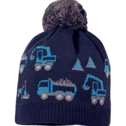 Sale - Mini Boy's Mütze mit Pompon - Mütze Kopfbedeckungen|Alltagsbekleidung