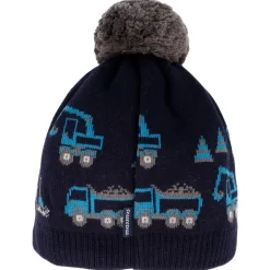 Sale - Mini Boy's Mütze mit Pompon - Mütze Kopfbedeckungen|Alltagsbekleidung