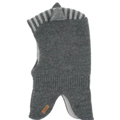 maximo - Mini Boy's Schlupfmütze Waschbär - Sturmhaube Medium Grey Melange New